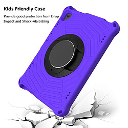 Coque en TPU avec béquille et bandoulière violet pour votre Lenovo Tab M10 FHD REL TB-X605FC/TB-X605LC 10.1 pouces