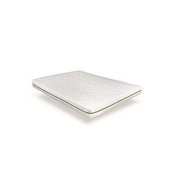 Incroyable Literie Matelas Chêne - 14cm - Mousse H.R 35kg - réversible - Confort progressif et Thermorégulant 80x200