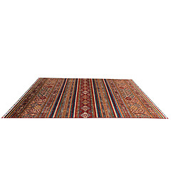 Vidal Tapis de laine 287x211 multicolore Torkman pas cher