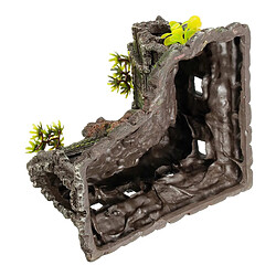 Acheter Universal Résine maison dans l'arbre aquarium décor vue maison aquarium château couvert grotte déco aquarium déco aquarium déco | Décorations