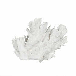 BigBuy Home Figurine Décorative Blanc Corail 29 x 20 x 21 cm