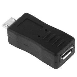 Acheter Wewoo Adaptateur USB 2.0 Micro USB Homme / Femme pour Galaxy S IV / i9500 / S III / i9300 (Noir)