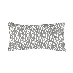 Housse de Coussin Imprimé Géométrique Breda Kuatéh Gris 55x30 cm (copia)