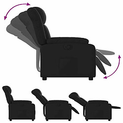 Acheter Maison Chic Fauteuil Relax pour salon, Fauteuil inclinable Noir Similicuir -GKD50652