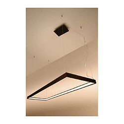 Acheter Luminaire Center Plafonnier LED intégré Tuula Integrated Aluminium Noir 1 ampoule 150cm