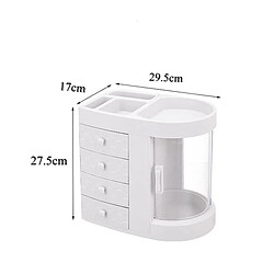 Universal Boîte de rangement de cosmétiques Commode imperméable à la poussière Boîte de maquillage de bureau Cosmétiques portables | Organisateurs de maquillage pas cher