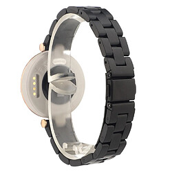 Bracelet en métal Ajustable noir pour votre Garmin Lily