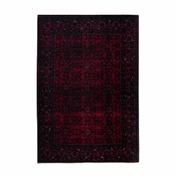 Paris Prix Tapis Vintage à Poils Courts Toska Rouge 120 x 170 cm