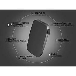 SANAG Powerbank 12000 Mah - Usb-C In & Out - Batterie Externe - Chargement Rapide - 6 Fonctions De Sécurité - Design Compact (Storm Grey)