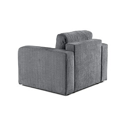 Avis Bestmobilier Miro - fauteuil en velours texturé