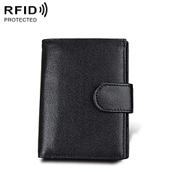 Porte-Carte Homme Portefeuille Protection Magnétique Cuir Anti-Magnet Rfid Noir YONIS