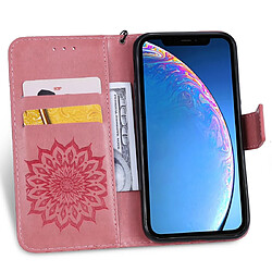 Acheter Wewoo Coque Étui en cuir PU avec empreinte horizontale à motif de tournesol pour iPhone 11 Pro support et logements cartes portefeuille et lanière