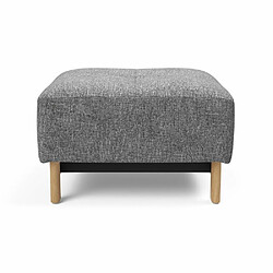 Acheter Inside 75 INNOVATION LIVING Pouf design PYXIS EXCESS Twist Charcoal 65*65 cm