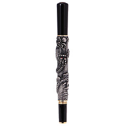 Stylo Plume de Luxe Pointe Fine Rechargeable Jinhao Dragon / Loong Bas-relief Cadeau Enfant Adulte - Bronze