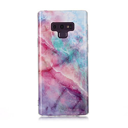 Wewoo Coque Souple Pour Galaxy Note 9 Motif de dessin coloré Fabrication IMD Étui TPU ciel rose