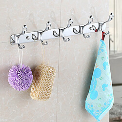 Acheter Rétro 5 Crochet Porte Porte-serviettes Mur Cintre Robe Métal Décoration Salle De Bain