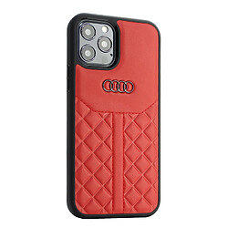 Avis Audi Etui pour iPhone 12 Mini - Rouge Coque pour Q8 Série cuir véritable