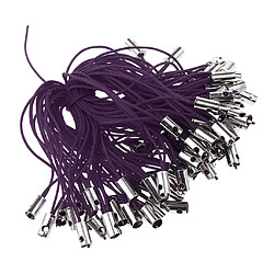 Acheter 100pcs mobile téléphone portable tressé cordons de lanière de lanière dangle sangles violet