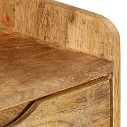 Acheter vidaXL Table de chevet Bois de manguier massif 40 x 30 x 59,5 cm