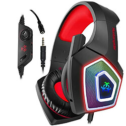 Avis Yonis Casque Audio Gaming RGB Lumineux 3.5mm