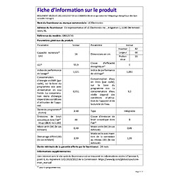Lave-vaisselle 60cm 14c 46db e tout intégrable - DB325TXS - LG pas cher
