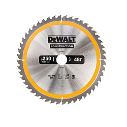 DeWalt - Lame de scie circulaire stationnaire 250x30mm, 48 dents - DT1957