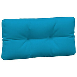 Acheter vidaXL Coussins de palette lot de 3 bleu tissu