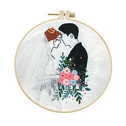 Kit De Broderie à L'aiguille Avec Outils De Base Décoration De Mariage Saint-Valentin A