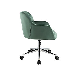 Acheter Chaise de bureau - Velours - Vert - Hauteur réglable - PEGA de Pascal Morabito