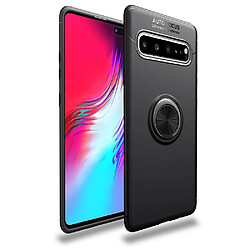 Wewoo Coque Souple TPU Antichoc pour Galaxy S10 5G avec support invisible Noir