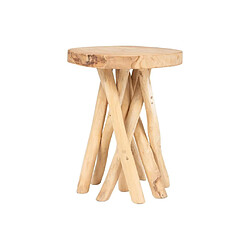 Acheter Vente-Unique Table d'appoint en teck - Coloris : Naturel - GAYANA