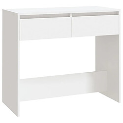 Maison Chic Table console | Meuble d'entrée | Table d'appoint Blanc 89x41x76,5 cm Acier -GKD45811