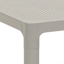 Ahd Amazing Home Design Table basse carré 45x45 cm café bar jardin intérieur extérieur Aviat, Couleur: Gris pas cher