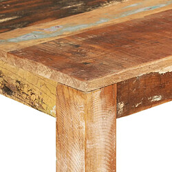 Acheter vidaXL Table de salle à manger 110x55x76cm Bois massif de récupération