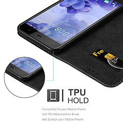 Cadorabo Coque HTC U PLAY Etui en Noir