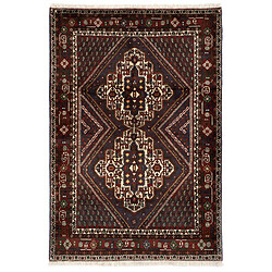 Vidal Tapis de laine 183x124 rouge Afshar