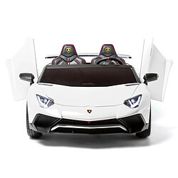 Acheter Ataa Lamborghini Aventador SV 24v voiture géante Blanc