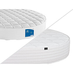 Vente-Unique Matelas rond 220 x 220 cm ép.25cm - ROMA de YSMÉE