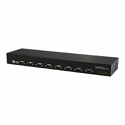 STARTECH Adaptateur USB vers 8 x DB9 RS232 à montage en rack avec installation en série - USB 2.0