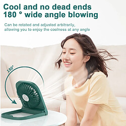 Universal Ventilateur de bureau portable USB avec banque d'alimentation 4800mAh 180 ° réglable de bureau mini fan pour gadget de bureau Home | Fan