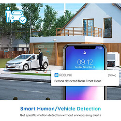 Acheter REOLINK Caméra de Surveillance Extérieure PoE Dôme 4K/8MP - RLC-820A avec Détection Personne/Véhicule, Vision Nocturne IR, Caméra IP
