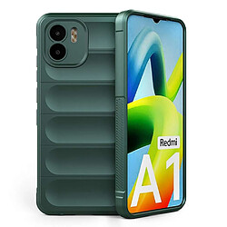 Htdmobiles Coque pour Xiaomi Xiaomi Redmi A1 / A2 - housse etui silicone gel fine + verre trempe - VERT