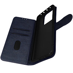 Avizar Housse pour Xiaomi 13 Pro portefeuille rangement carte support vidéo bleu nuit