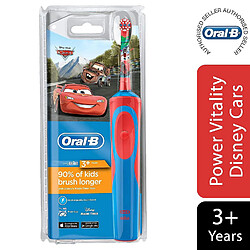 Universal Brosse à dents électrique rechargeable pour enfants à l'alimentation Oral-B Caractéristiques Disney Pixar Car