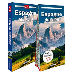 Espagne du Nord : 3 en 1 : guide, atlas, carte laminée