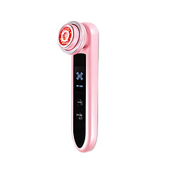 Chrono Instrument de beauté, fréquence de vibration: 10Krpm, nettoie la peau, lifte la peau, anti-rides, anti-âge, raffermissement et rajeunissement de l'acné, masseur amincissant EMS cavitation(Rose)