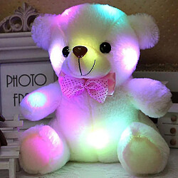 Universal 25 cm ours en peluche lumineux de haute qualité