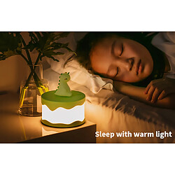 Avis Universal Mignon gâteau LED nuit lumière veilleuse cadeau jouet enfant/bébé/enfant lit lit capteur tactile silicone blanc chaud interrupteur de temps | LED veilleuse