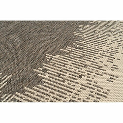 Paris Prix Tapis Imprimé à Poils Courts Splash Marron 120 x 170 cm