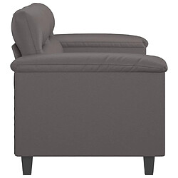 Acheter Maison Chic Canapé à 2 places,Sofa de Salon,Canapé droit Gris 140 cm Similicuir -GKD297620